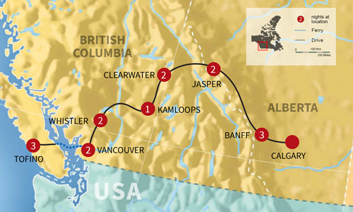Best of the Rockies and West Coast Advenutre