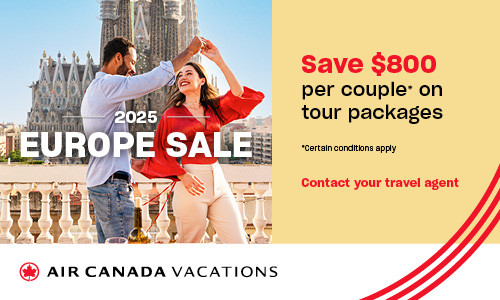 Air Canada Vacations 2025 Europe Sale Air Canada Vacations 2025 Europe Sale