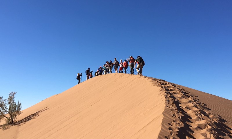 Groupe de voyageurs avec Contact Amérique à Berlin